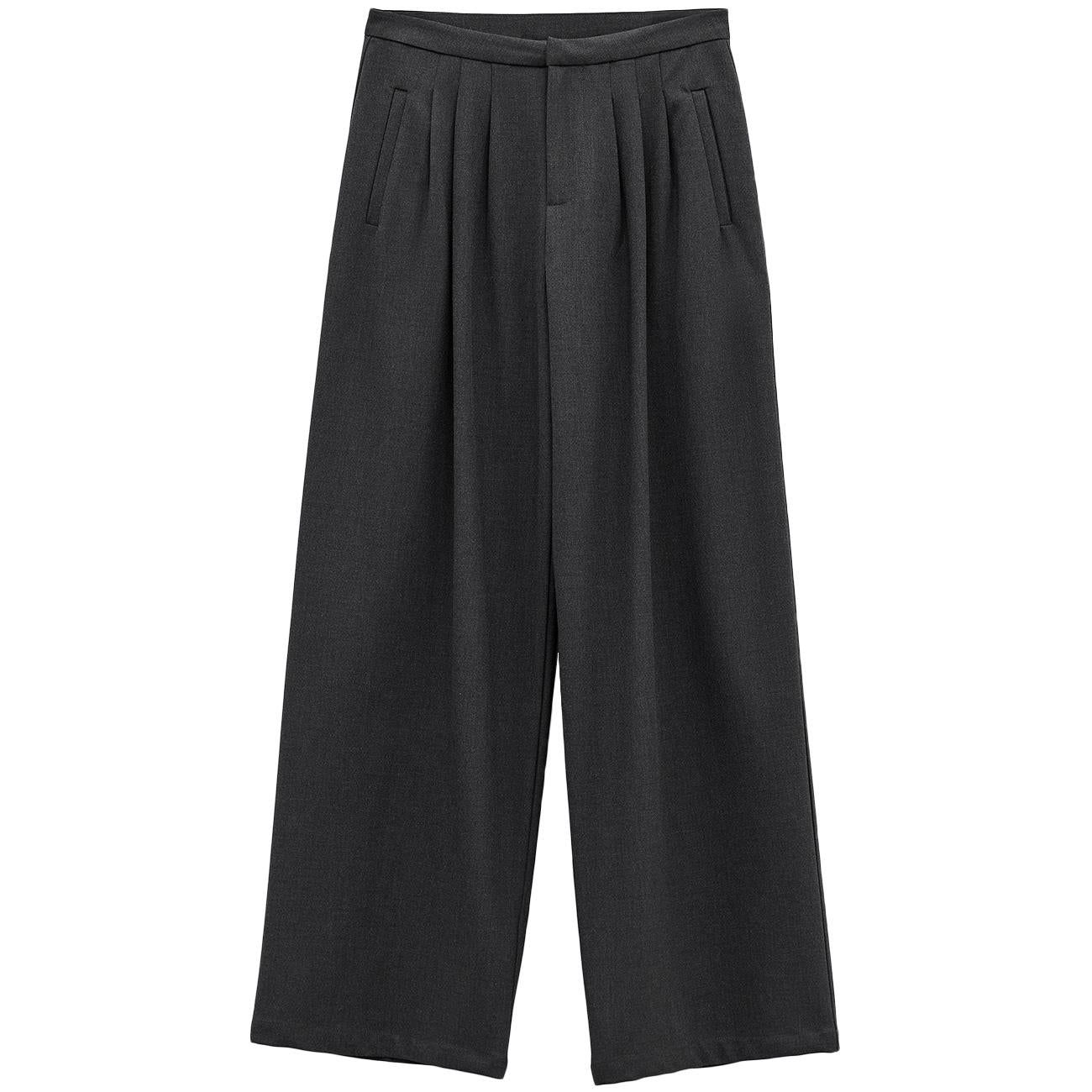 Pantalone Con Pinces EFW250232 GRIGIO SCURO ELEH 