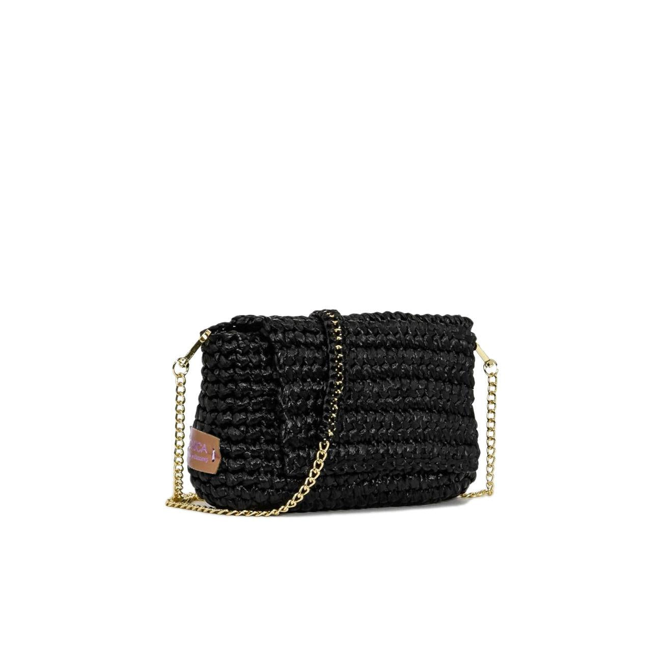 BORSA D. CROCHET POCHETTE PONTOVA CHICA BARBIE.BL BLACK CHICA 