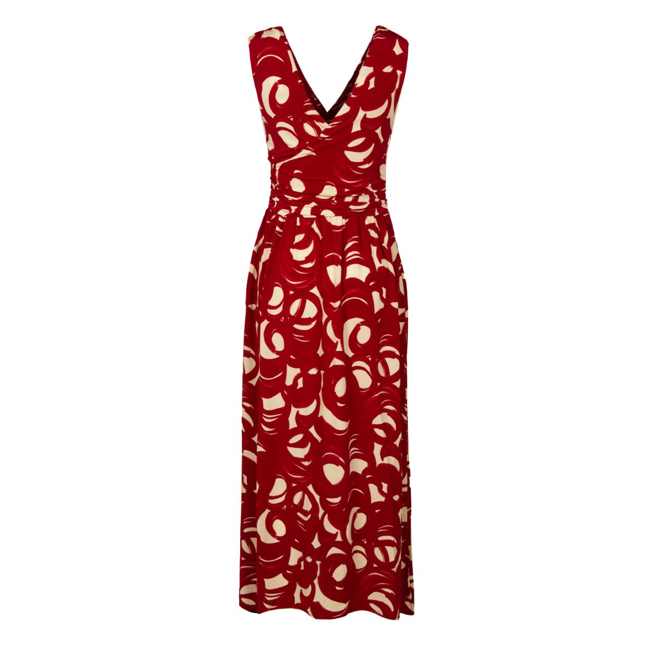 Abito Fantasia Donna Rosso AD-6714O 2280 ROSSO ALPHA STUDIO 
