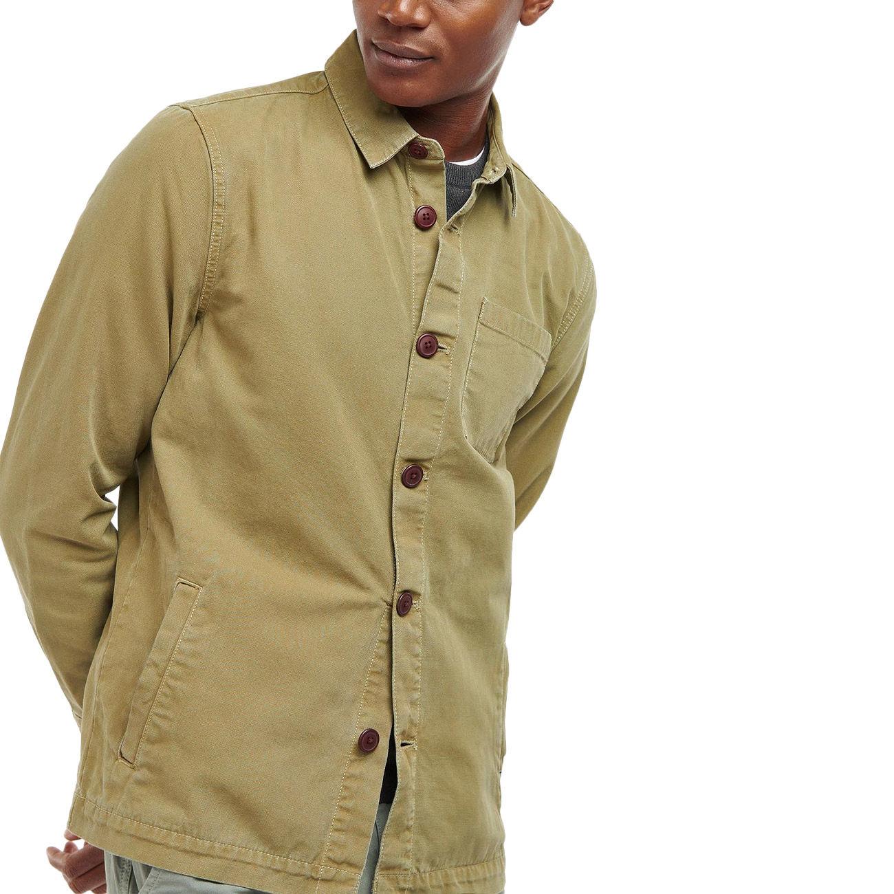 CAMICIA U. WASHED OVERSHIRT BARBOUR MOS0281 OL31 BLEACHED OLIVE BARBOUR 