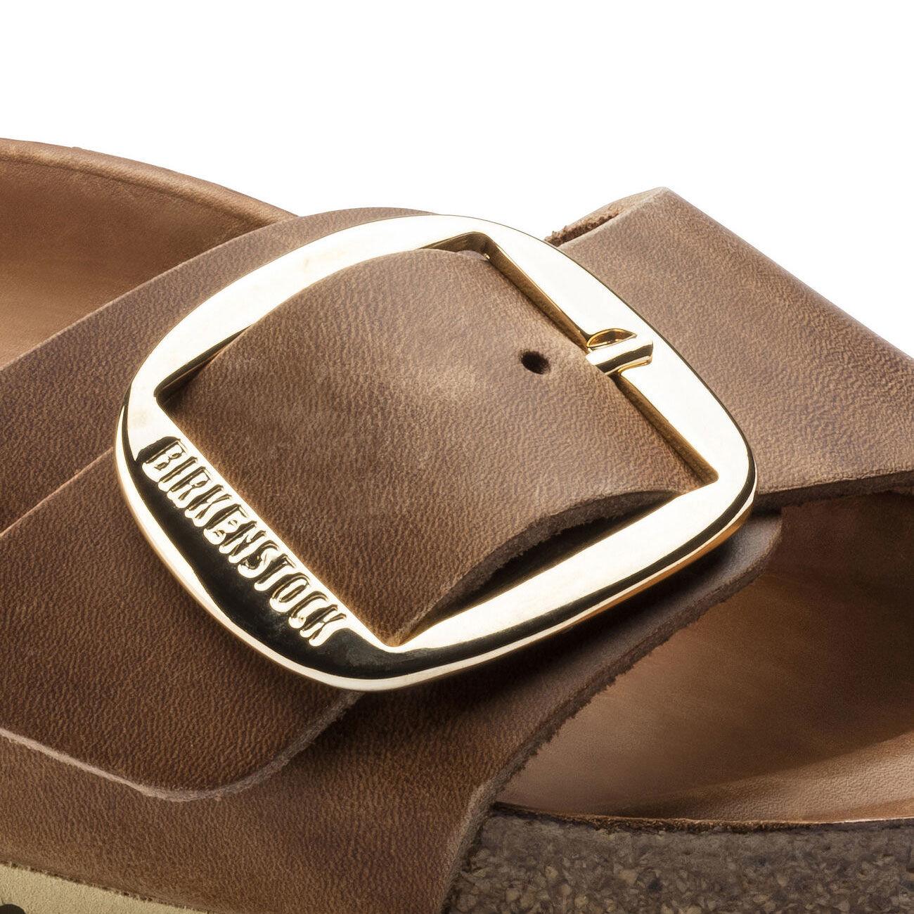 Sandali Madrid Con Grande Fibbia 1006525 COGNAC BIRKENSTOCK 