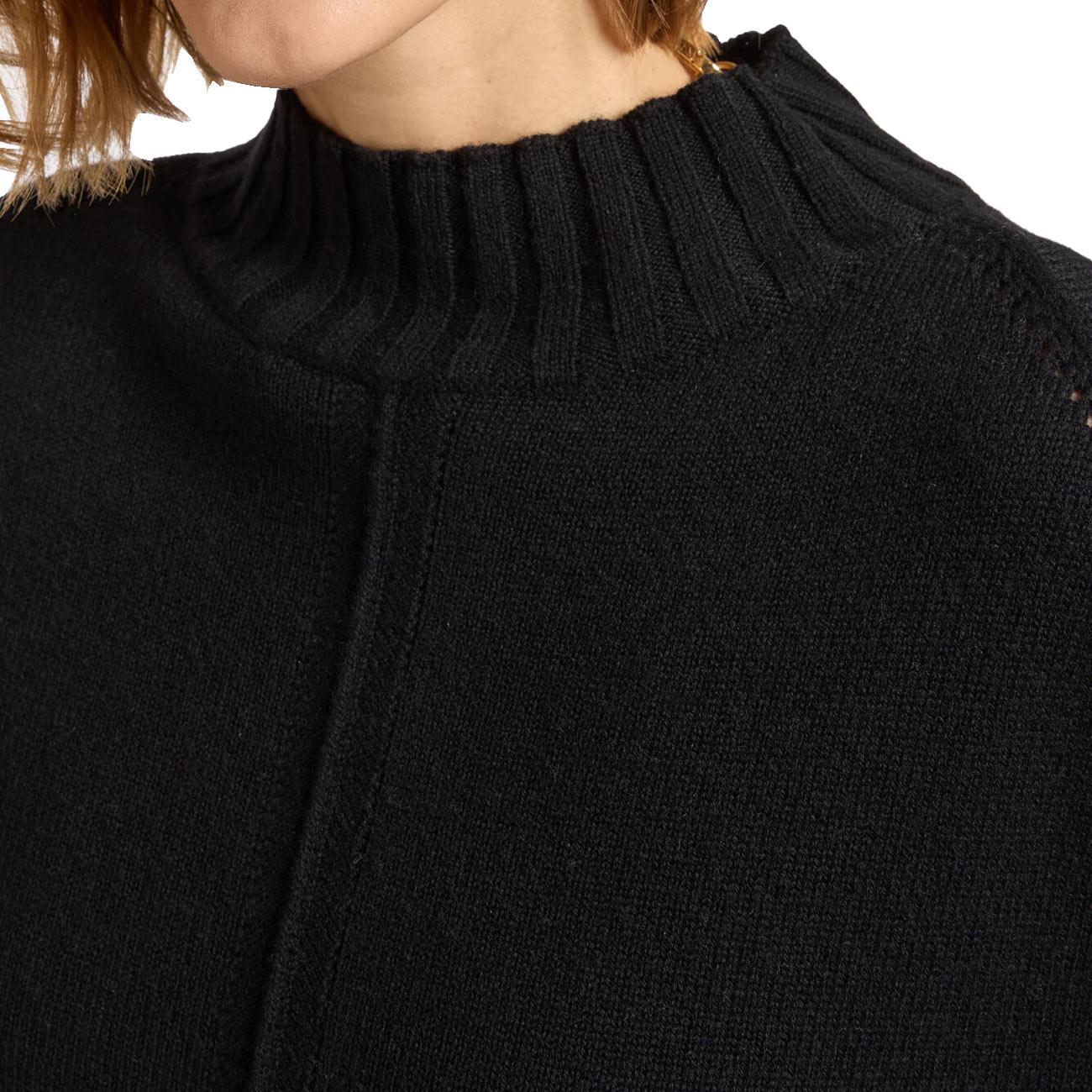 Maglia In Pura Lana M474Z000607 033 BLACK ELENA MIRO' 