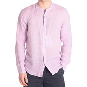 Camicia Coreana In Lino MK13002 LAVANDA MARKUP 