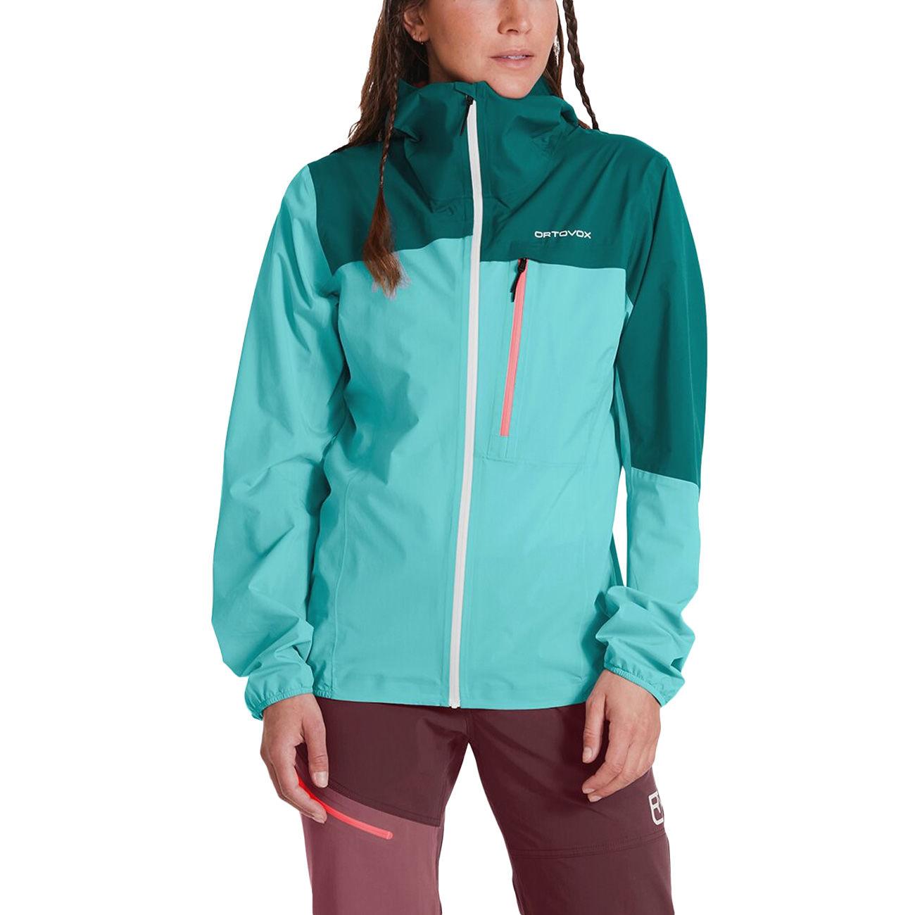 GIACCA D. 2.5L CIVETTA JACKET IMPERMEABILE ORTOVOX 70210 ICE WATERFALL ORTOVOX 