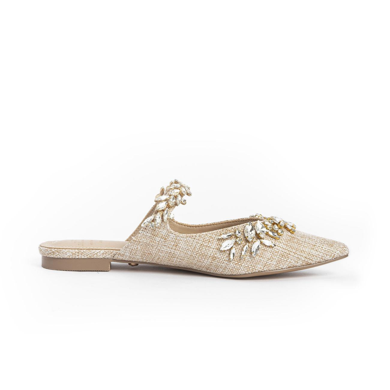 Sabot Chiaracon Cristalli Donna Rafia SH23 RAFIA TWENTYFOURHAITCH 