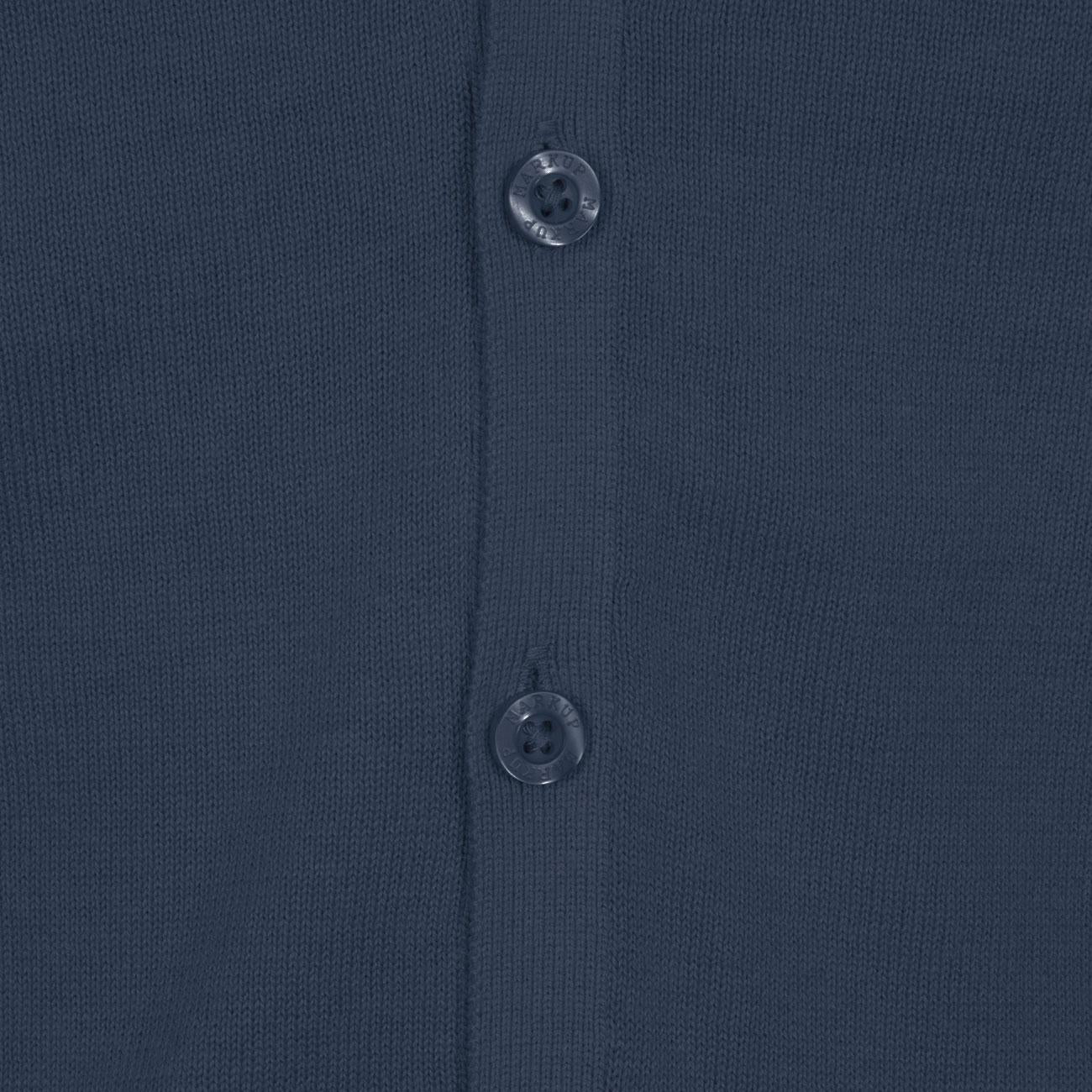 Cardigan In Cotone Uomo Blue MK10003 BLUE MARKUP 