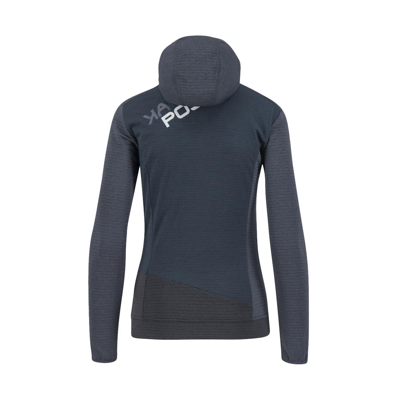 Pile Nuvolau Fleece Donna Ombre Blue Black 2500952 070/OMBRE BLUE/BLACK KARPOS 
