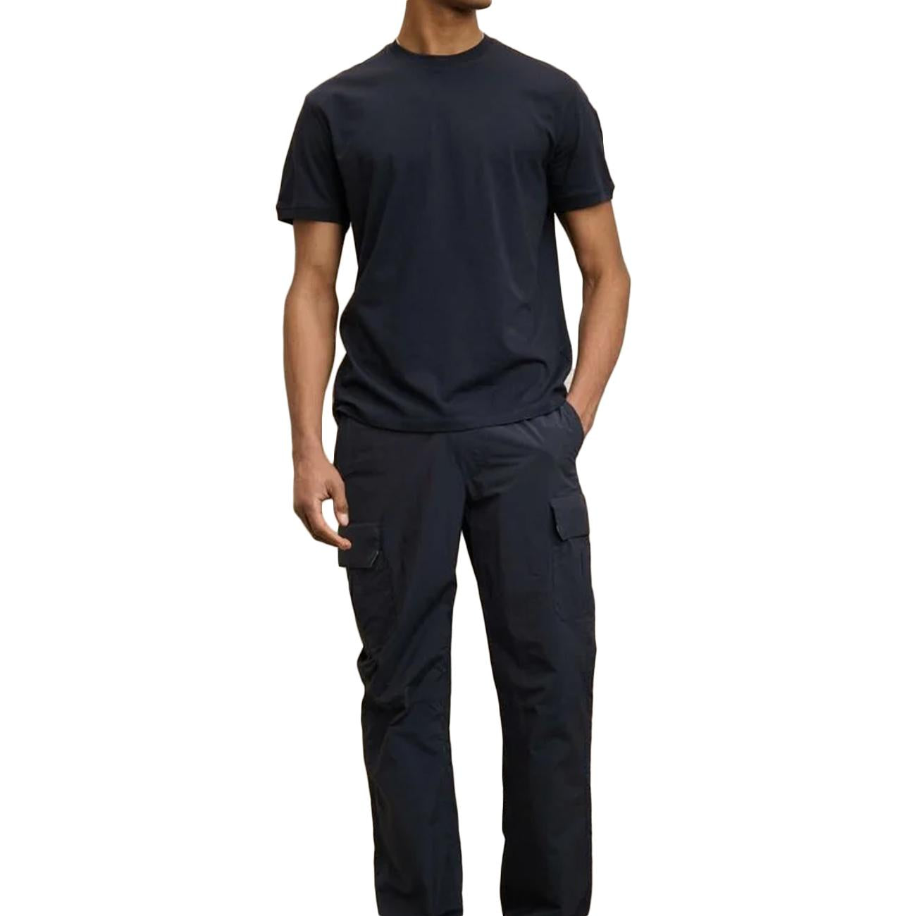 T-Shirt Girocollo Anthony 25SBLUH02275-007100 888 BLU BLAUER 