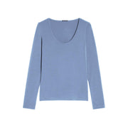 T-Shirt Veduta In Jersey Donna Azzurro VEDUTA G9740223P 2 AZZURRO PENNYBLACK 