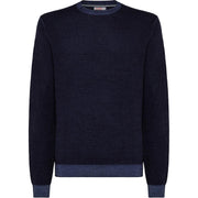 Pullover Round Vintage Uomo Navy Blue K42127 07 NAVY BLUE SUN68 