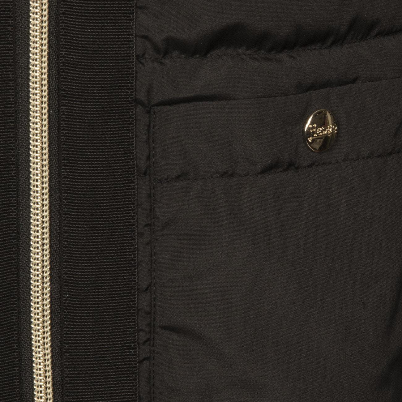 GIUBB.BIMBA COREA.TRAP. LEGG.OV.TERM.T.APPL. HERNO GI0015G19510 9300 NERO HERNO 