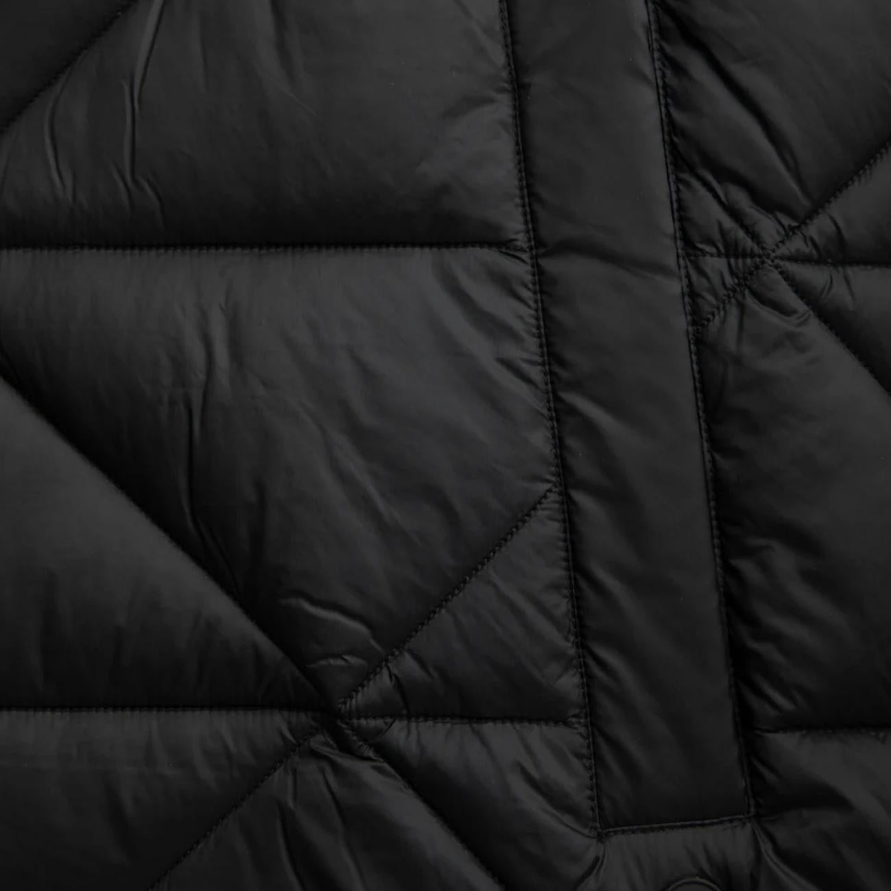 Gilet imbottito con cappuccio FM25W09KS A0951 BLACK FRED MELLO 