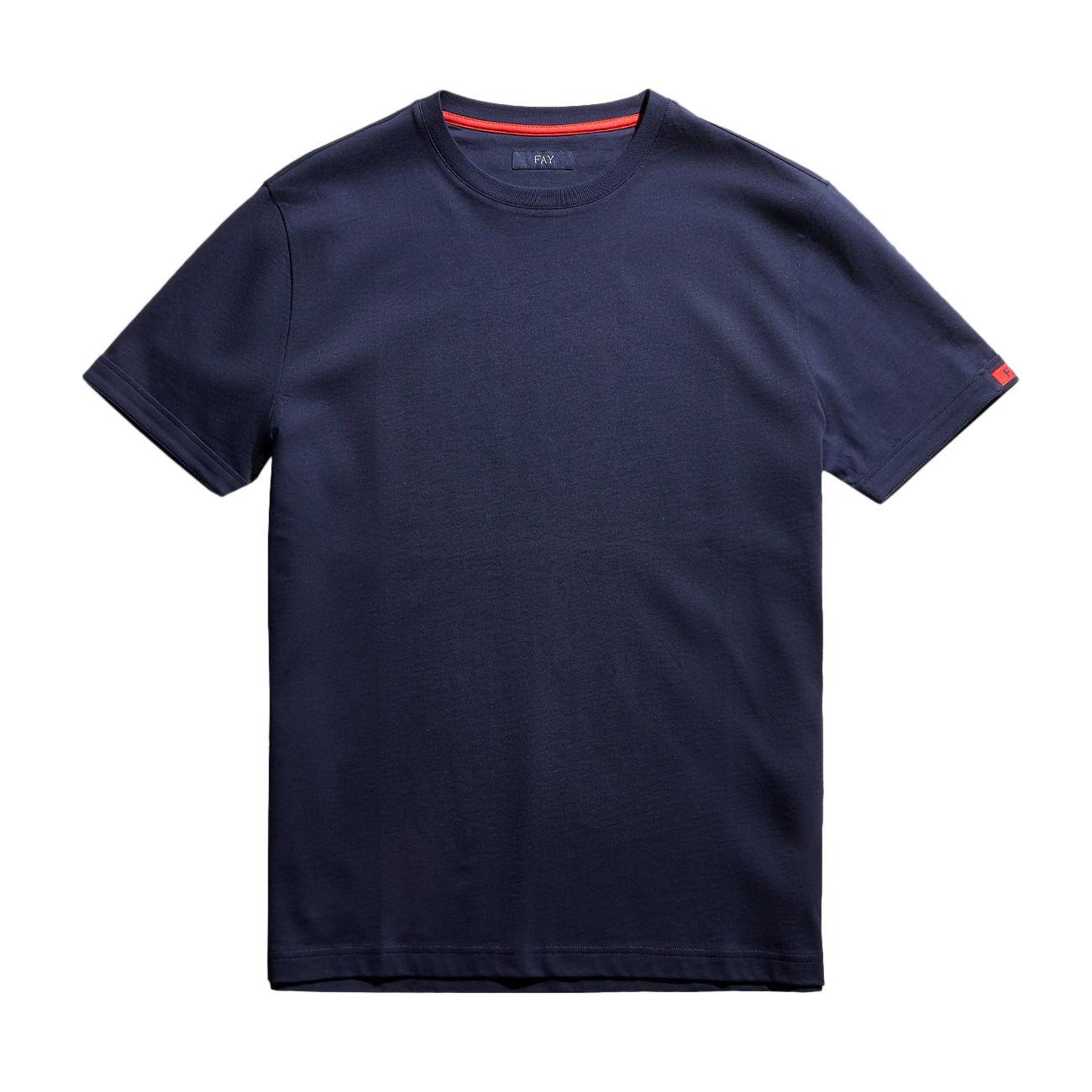 T-Shirt Travel Uomo Blu Rosso NPMB3461330UCXU806 BLU/ROSSO FAY 