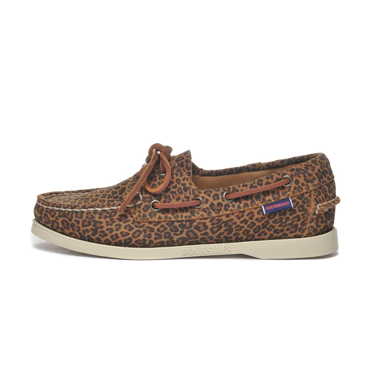 Stringate Portland Flesh Out Print Donna Leopard 74117QW A2Z LEOPARD SEBAGO 