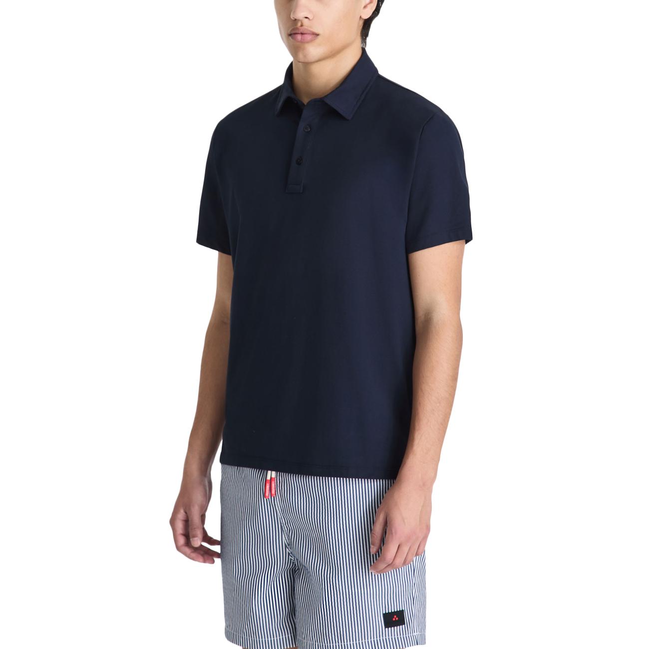Polo Lipper CN Classica Leggera PEU5514 99012247 215 BLU PEUTEREY 