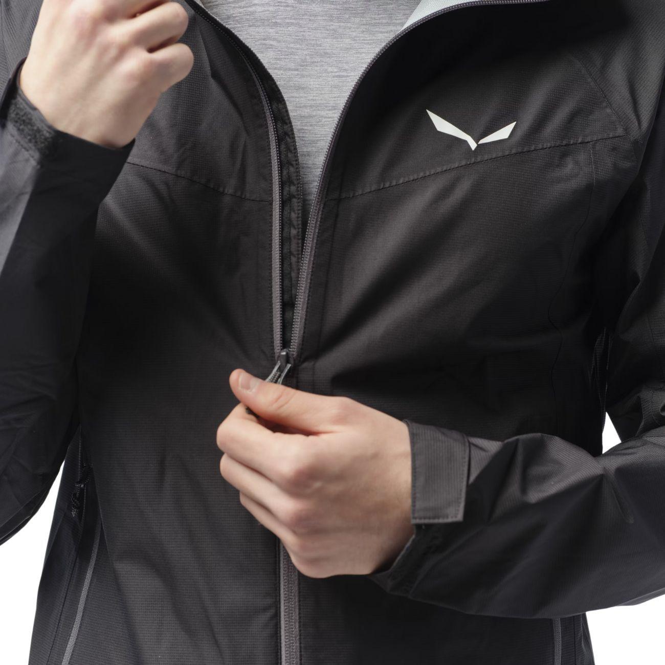 GIACCA U. PUEZ ACQUA POWERTEX GUSCIO SALEWA 24545 0912/BLACK OUT/0730 SALEWA 