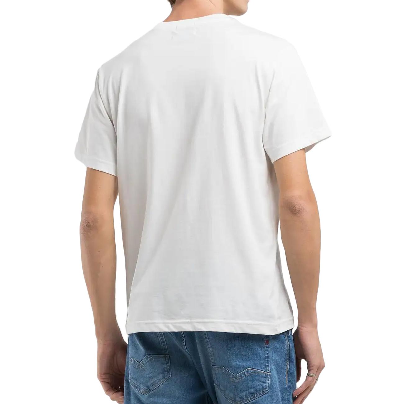 REPLAY T-Shirt Regular Fit Uomo Bianco M3047.000.23732P 011 