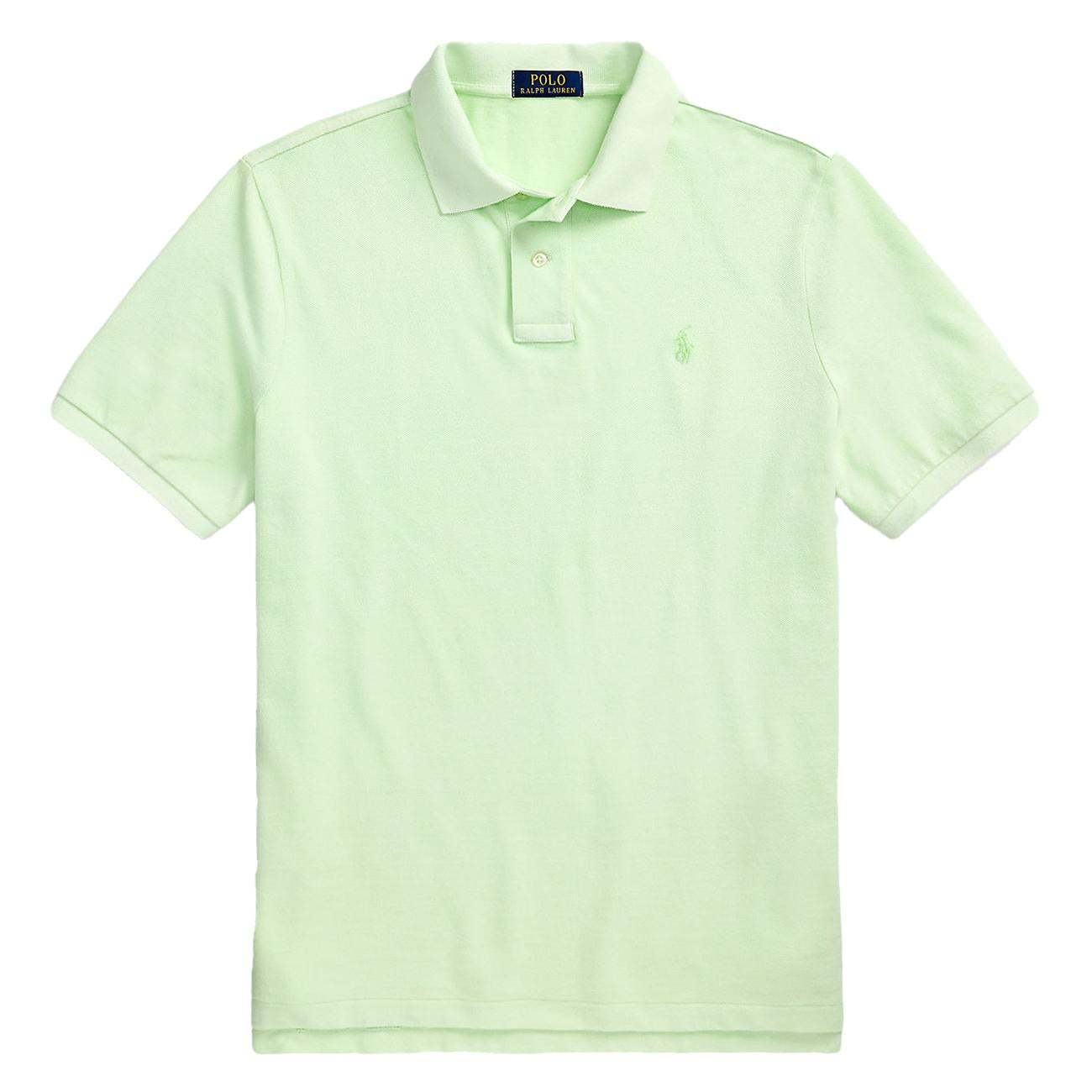 Polo Personalizzata Slim In Rete Tinta Con Minerale 710969626 001 LEAF POLO RALPH LAUREN 