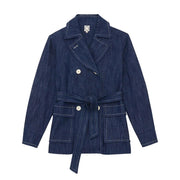 Cappotto Pikot Donna Blue Jeans 12M012CO851 P243 BLUE JEAN INES DE LA FRESSANGE 