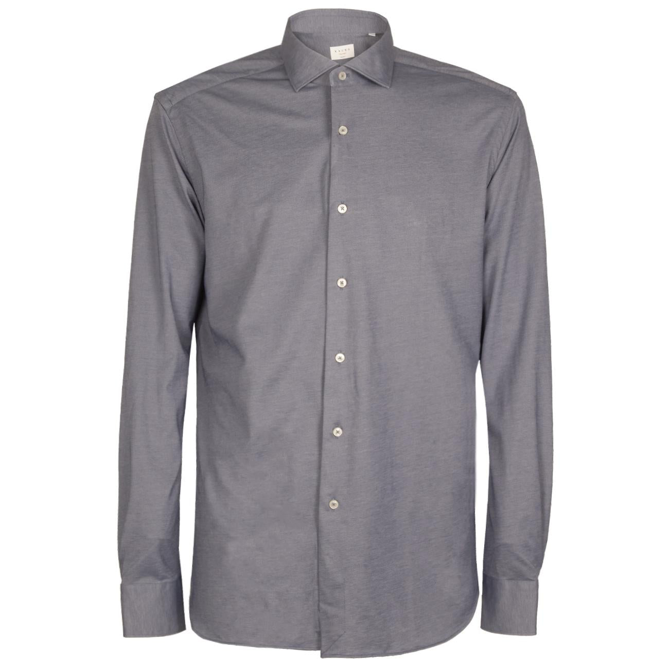 Camicia Con Collo Alla Francese Uomo Blu 51645 003 BLU XACUS 
