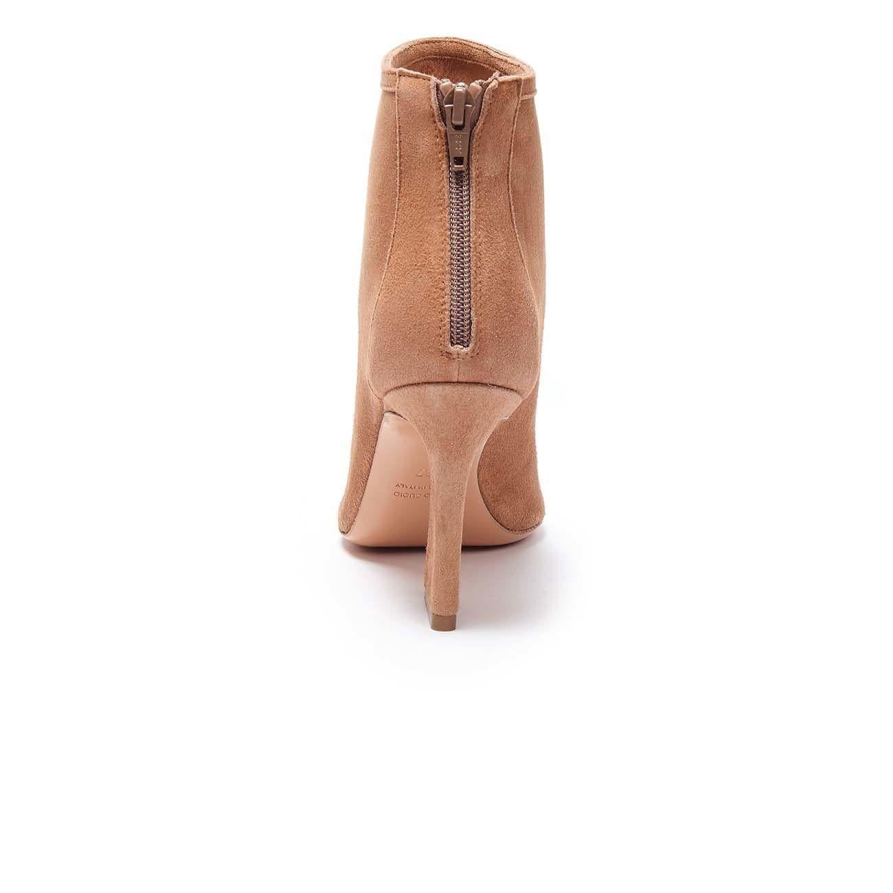 STIVALETTO D. A PUNTA TACCO 9CM IN SUEDE  ANNA F. 9502 BEIGE ANNA F. 