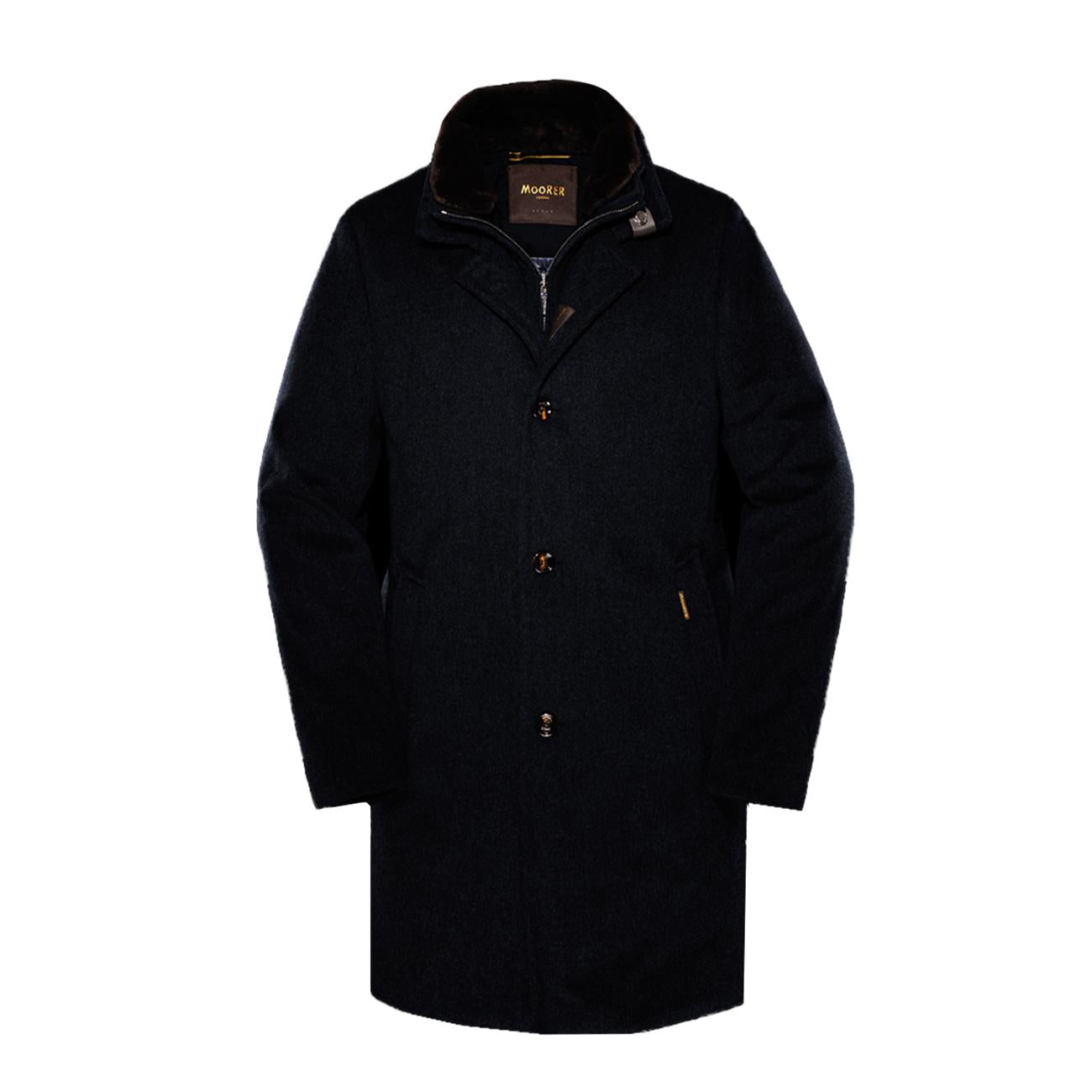 Cappotto Bond-Fur-Le Uomo Navy MOUGI200308 U0497 NAVY MOORER 