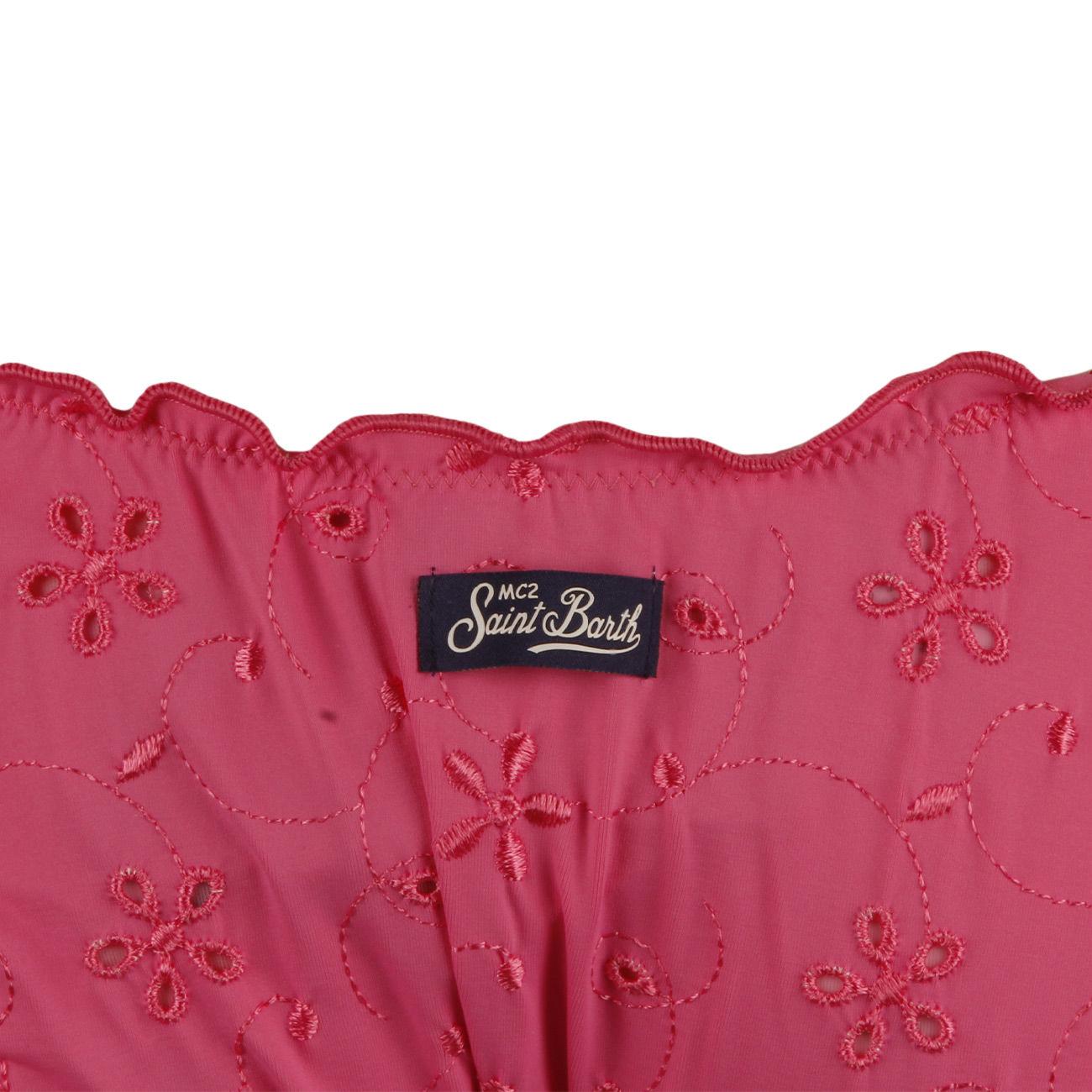 SLIP D. MOON FROU FROU SLIP BOTTOM SAINT BARTH MOON 04671D FLOWER EMBROIDERY 23 MC2 SAINT BARTH 