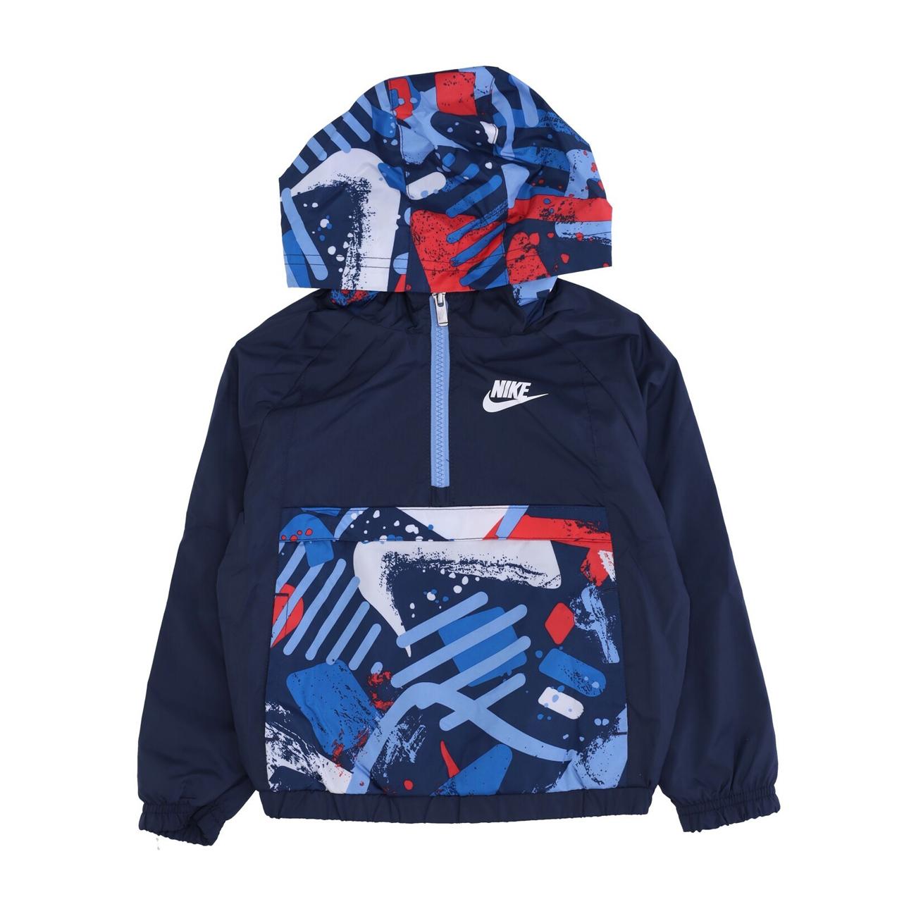 Felpa Con Cappuccio Bimbo Midnight Blue NK/86J187 U90MIDNIGHT BLUE NIKE 