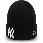 Cappello Beanie New York Yankees Uomo Black White 12122728 BLACK/WHITE NEW ERA 