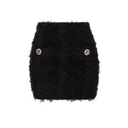 Gonna Salamandra Misto Lana Donna Nero Limousine 101865/A118 Z99 NERO LIMOUSINE PINKO 