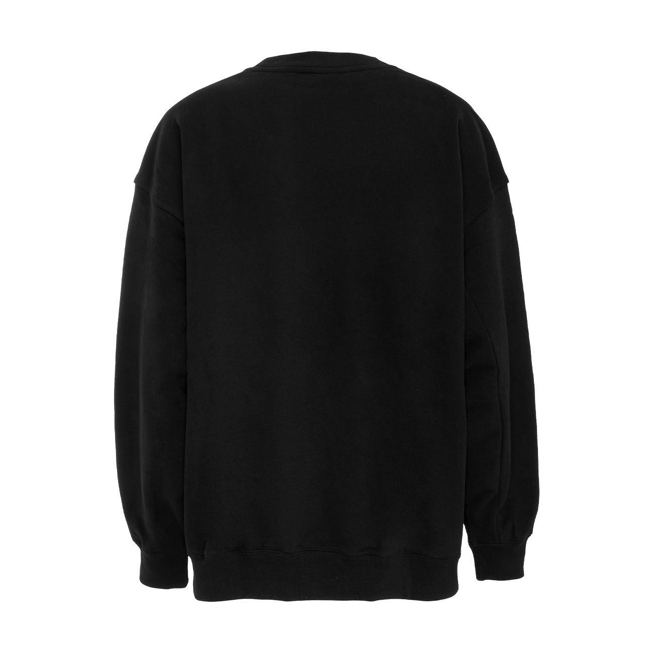 Felpa Girocollo Oversize Donna Nero H11393 BLACK ADIDAS 