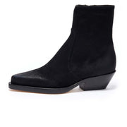 TEXANO D. A PUNTA TACCO 4CM IN SUEDE SCAMOSCIATO ANNA F. 9677 NERO ANNA F. 