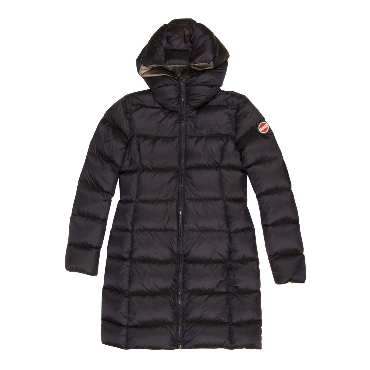 Piumino Lungo Fullzip Con Cappuccio Bambino Blue Navy 3499/7QD 68.BLUENAVY COLMAR ORIGINALS 