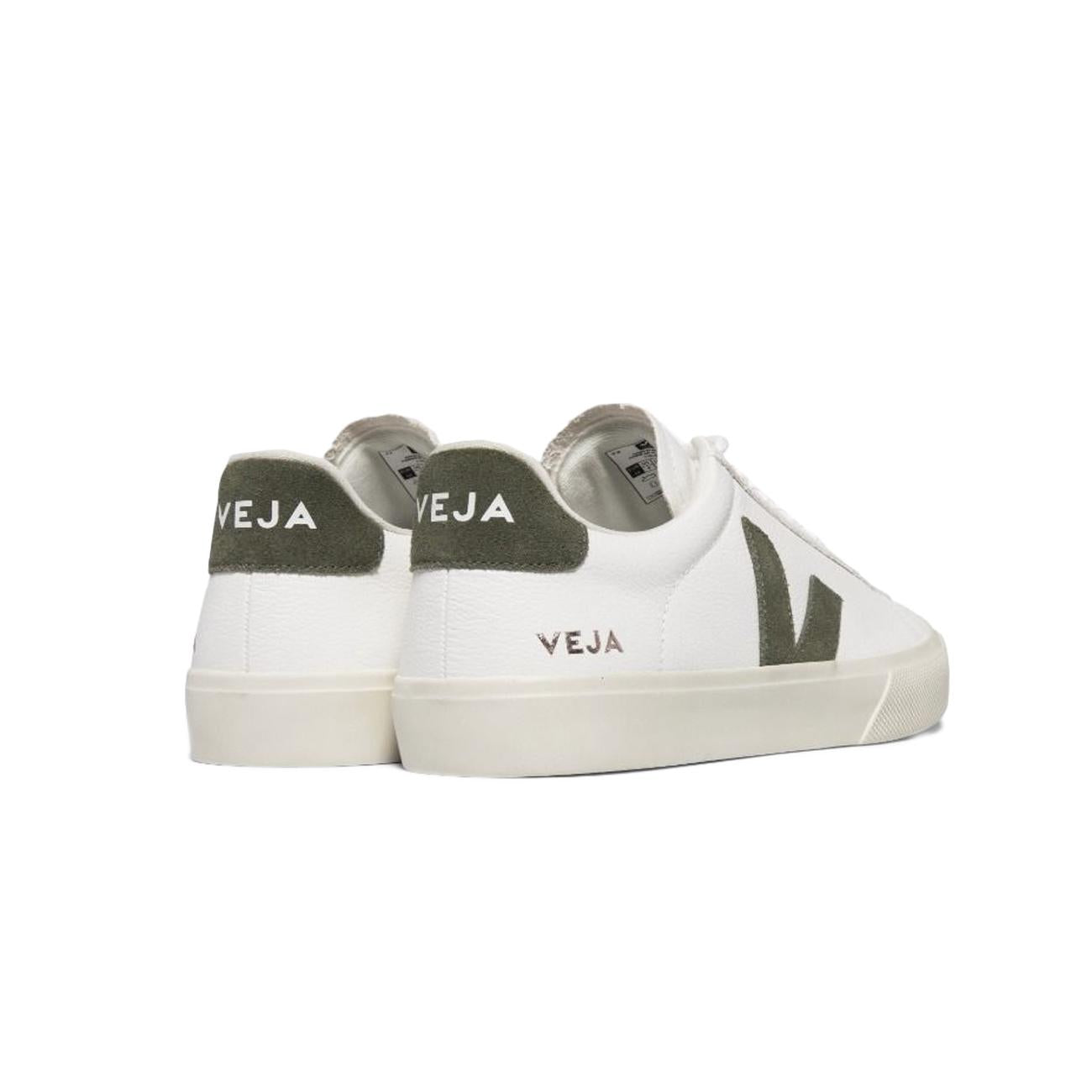 SNEAKERS CAMPO CHROMEFREE LEATHER VEJA CP0502347 EXTRA WHITE KAKI VEJA 