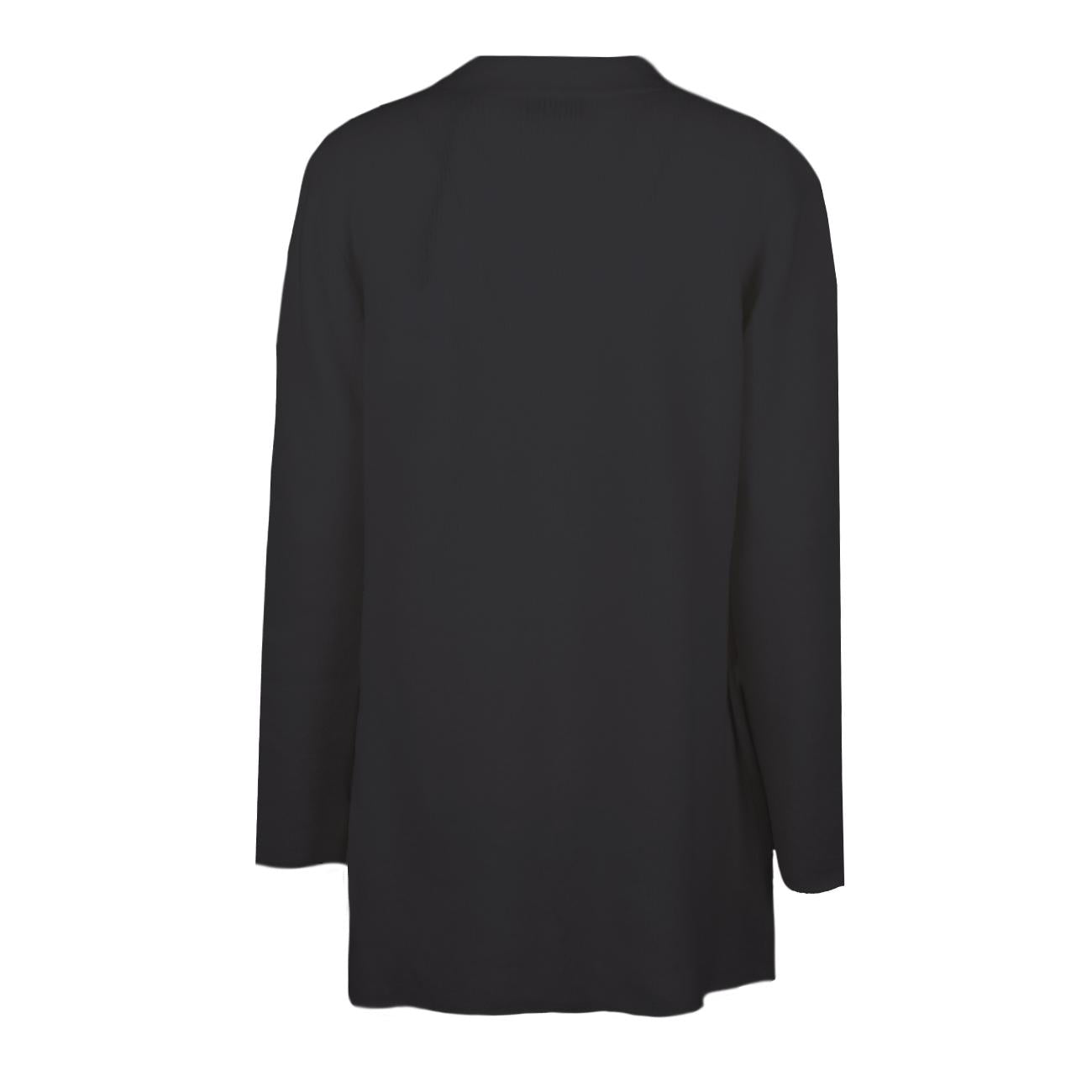 Cardigan In Lana Donna Blu Navy 23242/24033 598 BLU NAVY GRAN SASSO 