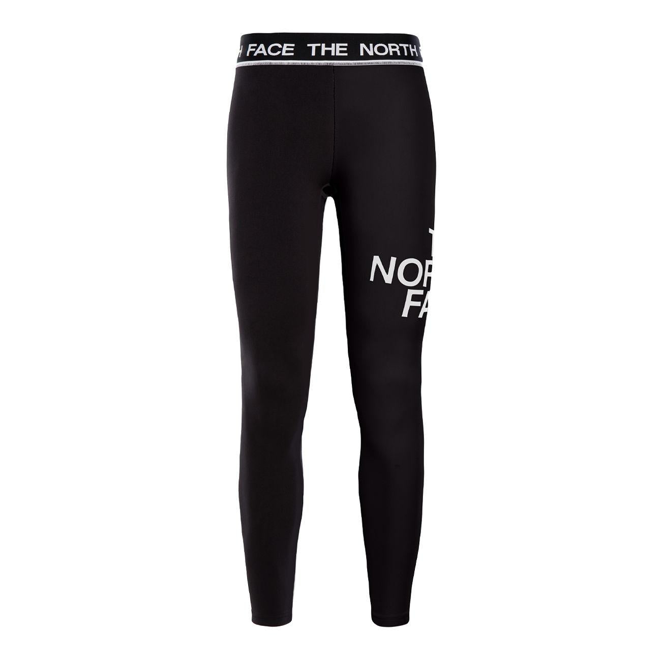 Leggings Vita Media Flex Donna Nero NF0A3YV9 KY41TNFBLACK.RNTWHT THE NORTH FACE 