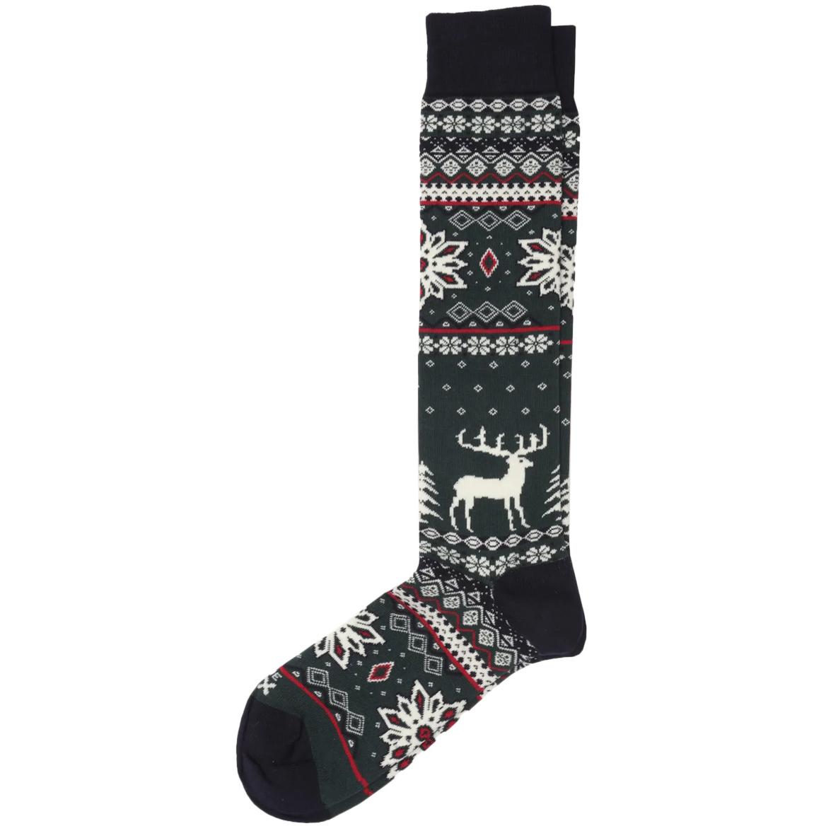 Calze Christmas Unisex Verde Scuro FW220016 0007 VERDE SCURO SOX IN THE BOX 