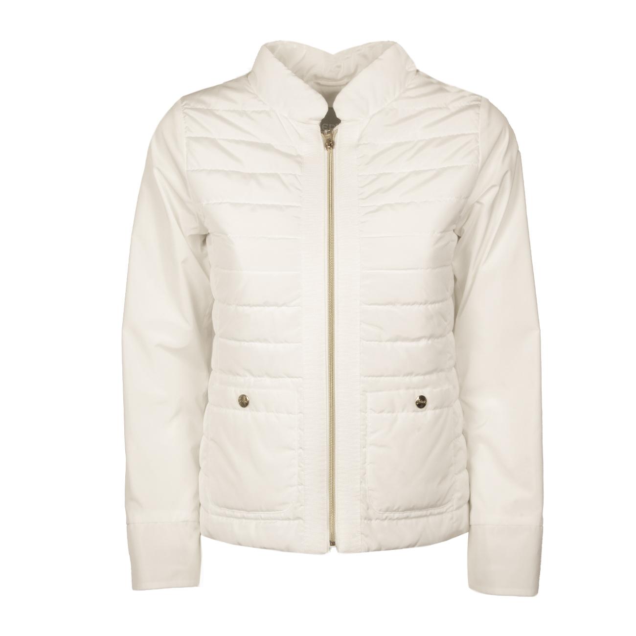 GIUBB.BIMBA COREA.TRAP. LEGG.OV.TERM.T.APPL. HERNO GI0015G19510 1000 BIANCO HERNO 