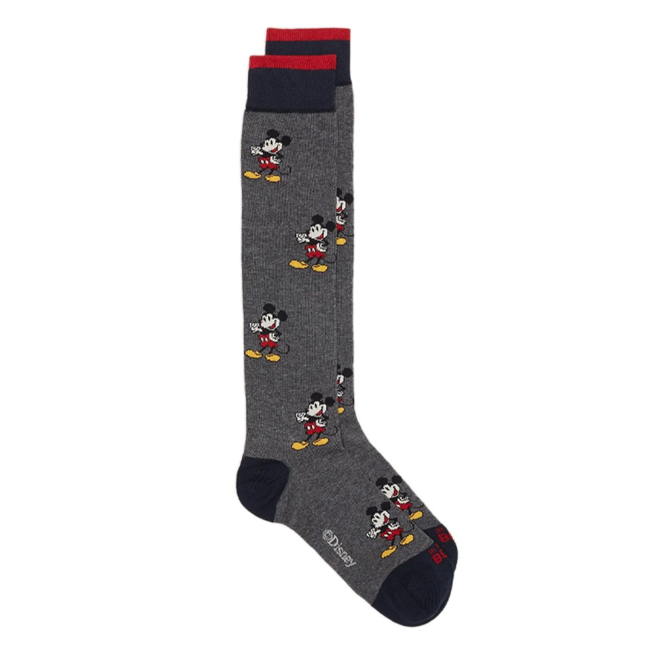 Calze Mickey Allover Unisex Grigio Scuro FW230005 2 GRIGIO SCURO SOX IN THE BOX 