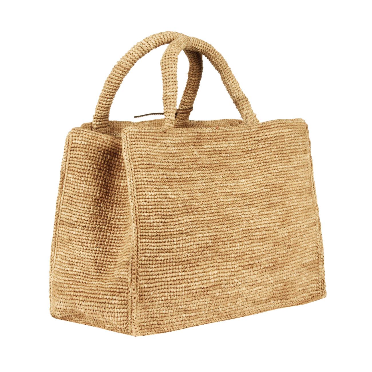 Borsa Sunset In Rafia V22ABBAG0000U TAN MANEBI 