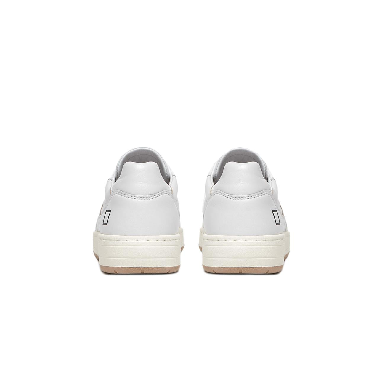 Sneakers Court 2.0 Soft Donna White Natural W401-C2-SF-IN WHITE/NATURAL D.A.T.E. 