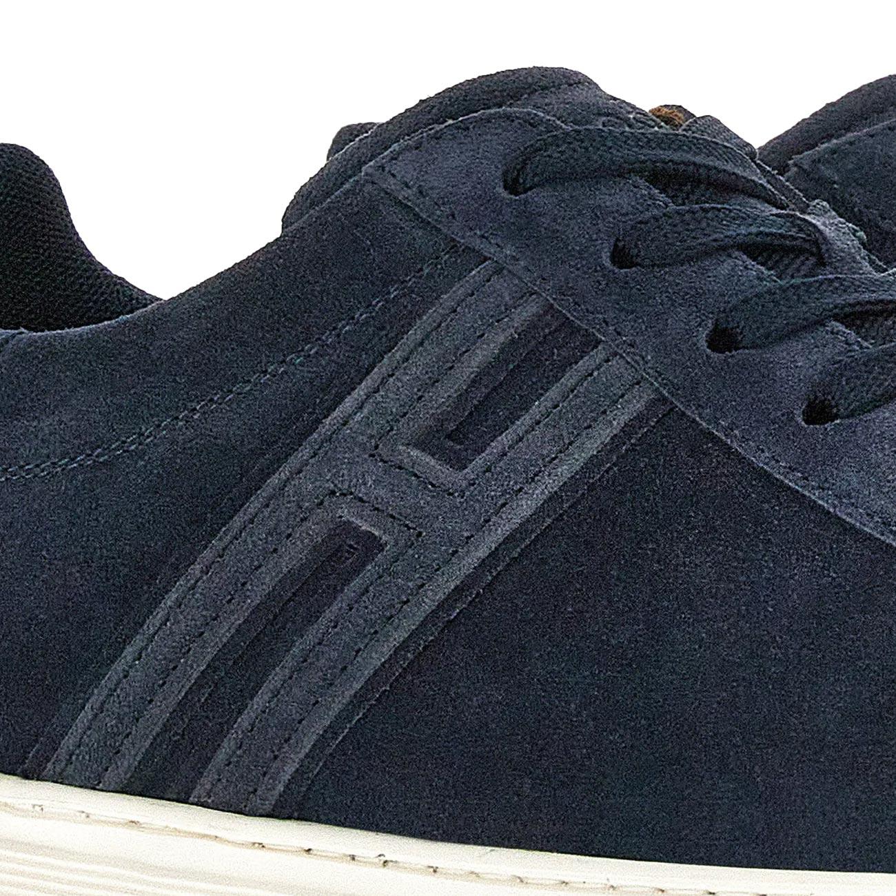 SNEAKERS U. H365 ALLAC. H CANALETTO F.DO CASSETTA CAMOSCIO HOGAN HXM3650J310BTMU828 BLU/BIANCO HOGAN 