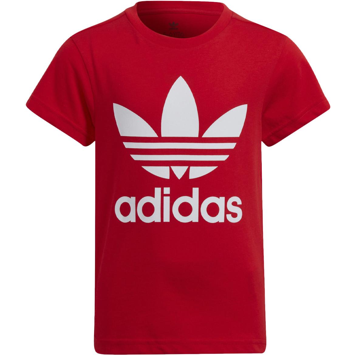 T-Shirt Bimbo Logo Bimbo Rosso HC1970 VIVRED/WHITE ADIDAS 