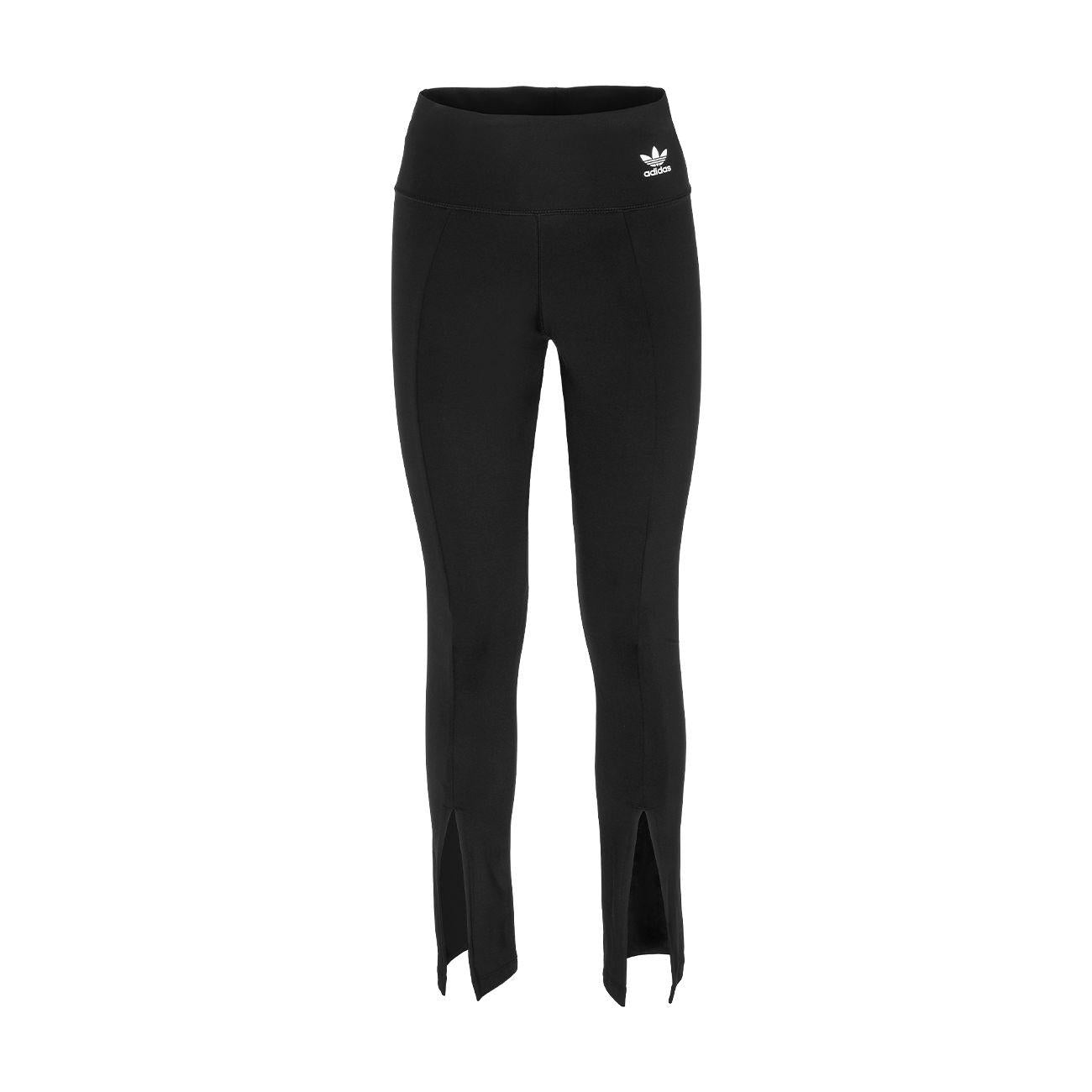 Leggings Open Hem Con Spacchi Donna Nero HC1972 BLACK ADIDAS 