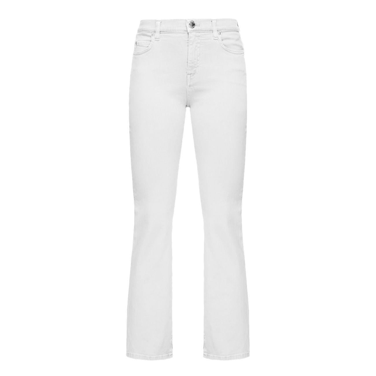 PANTALONE D. BRENDA BOOTCUT BULL POWER PINKO 100172/A0FQ Z04 BIANCO BRILLANTE PINKO 