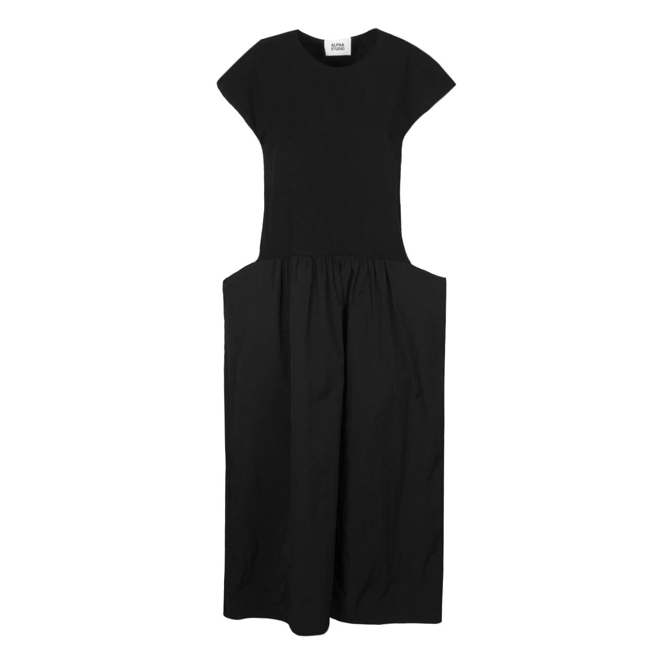 Abito Kimono Donna Nero AD-6653O 9000 VAR.UNICA ALPHA STUDIO 