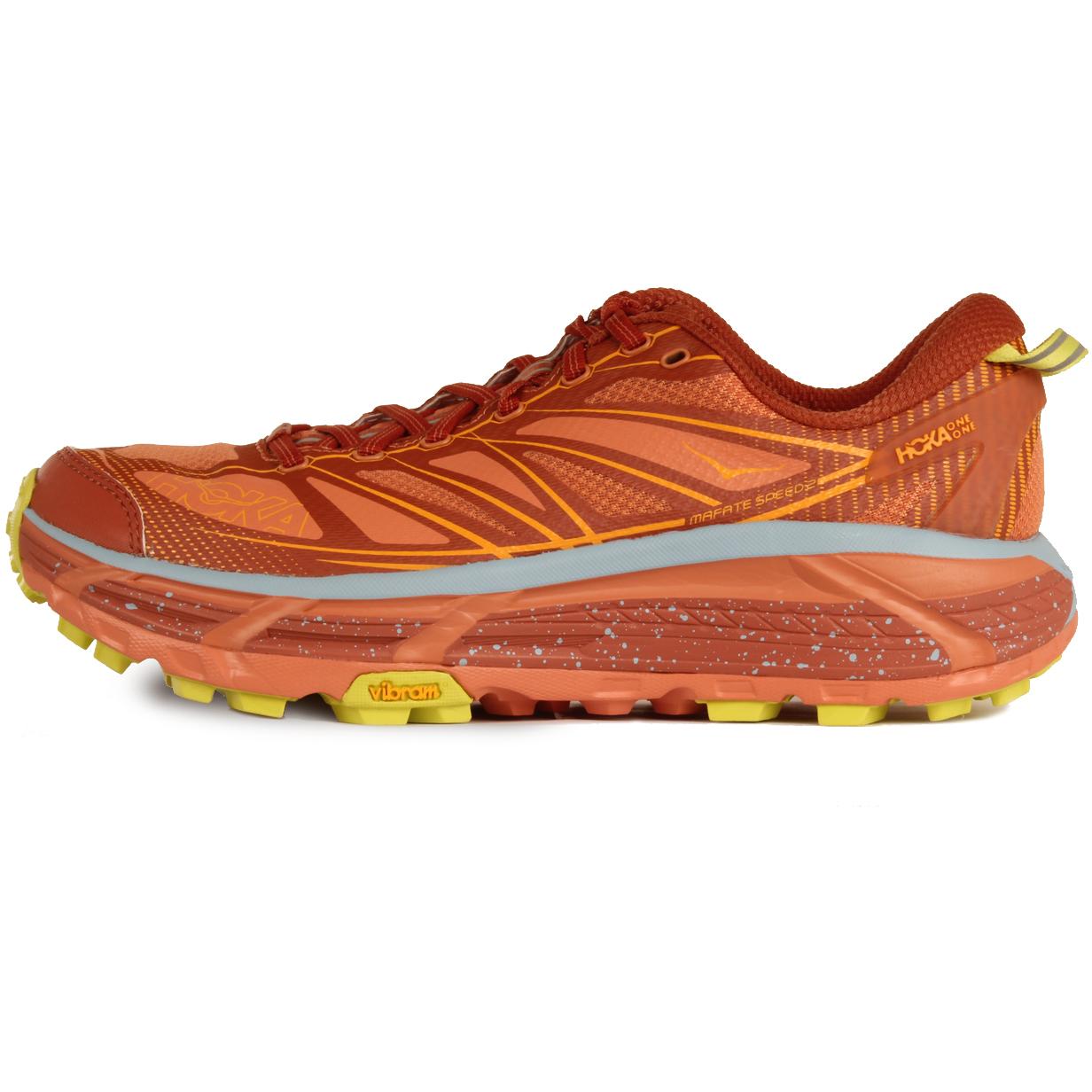 Scarpe Mafate Speed 2 Uomo Baked Clay Radiant Yellow 1126851 BAKED CLAY/ RADIANT YELLOW HOKA 