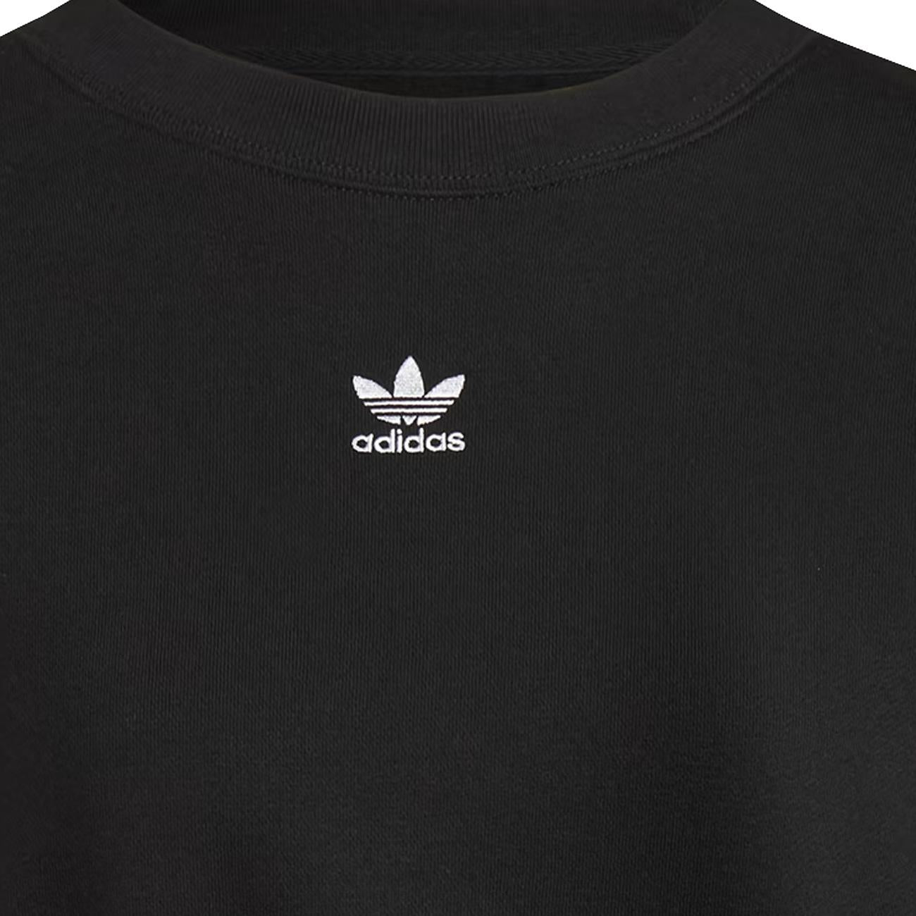Felpa Adicolor Essentials Donna Black White H06660 BLACK/WHT ADIDAS 