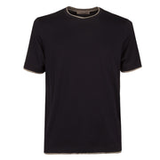 T-SHIRT U. MM COT. LA FILERIA 60123/73711 590 BLU LA FILERIA 