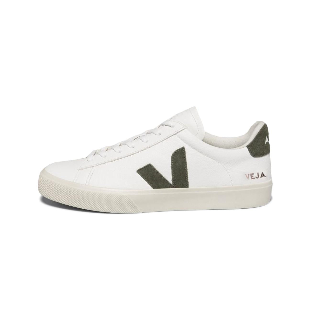SNEAKERS CAMPO CHROMEFREE LEATHER VEJA CP0502347 EXTRA WHITE KAKI VEJA 